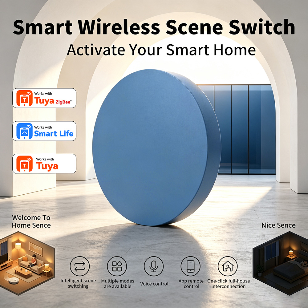 Zigbee Smart Scene Push Button - Home Assistant Tuya review and price